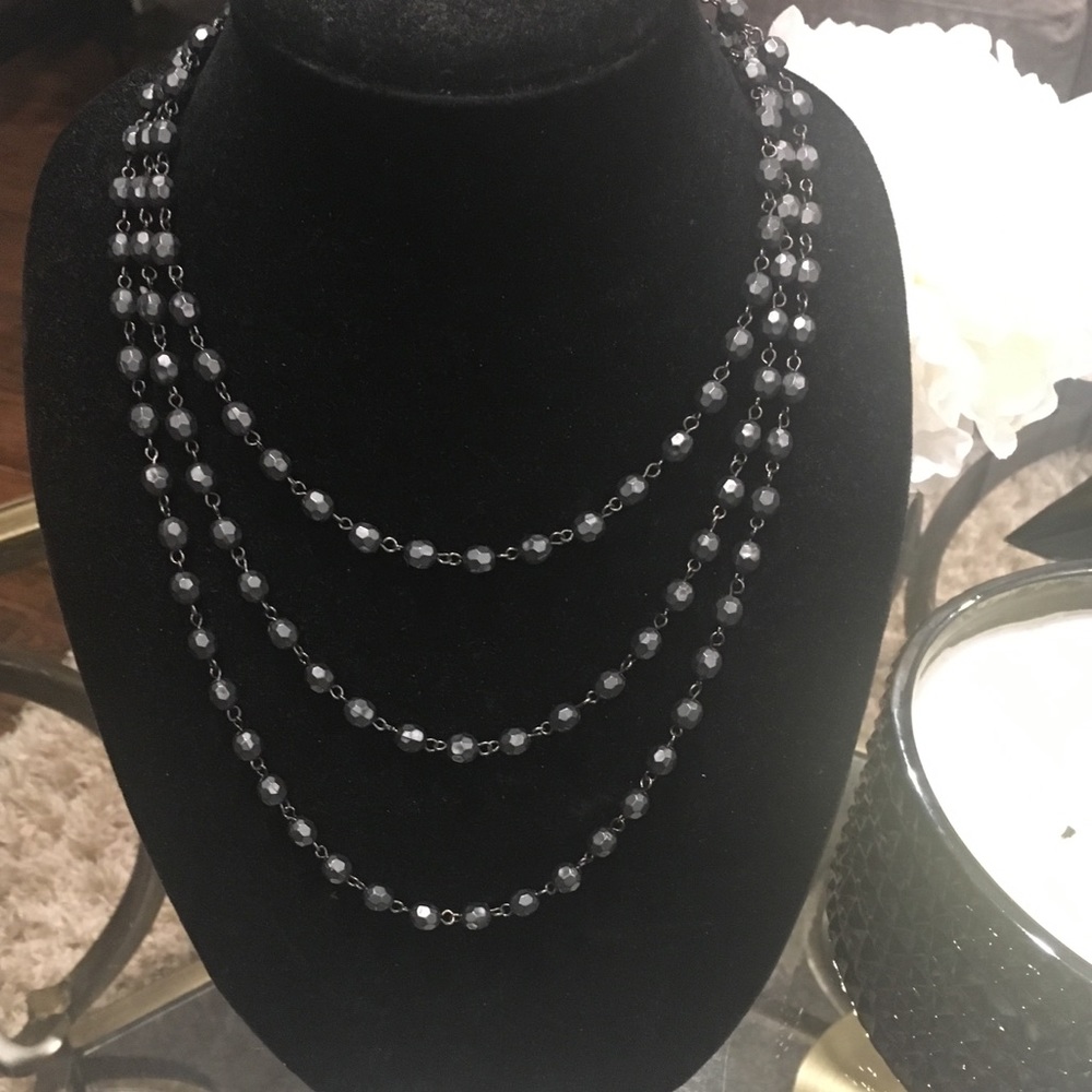 Crome color layered Necklace